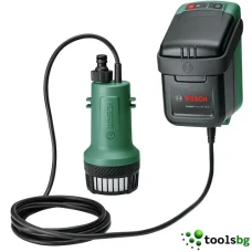 GARDEN BOSCH GARGEN PUMP 18V-2000 SOLO - АКУМУЛАТОРНА ПОТОПЯЕМА ПОЛИВНА ПОМПА